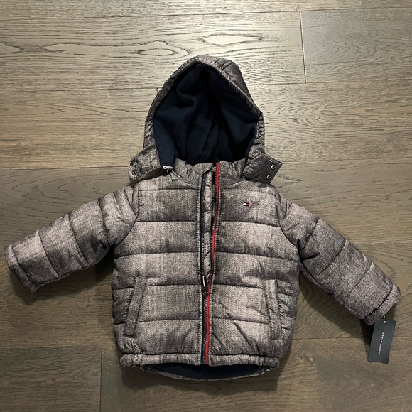 Tommy Hilfiger kids gray winter jacket 24M NWT ret$249 - Picture 1 of 8